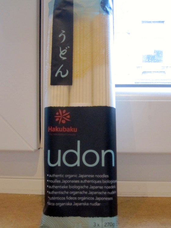 I used dried udon instead of fresh - I personally like the taste better