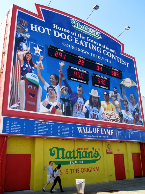 Countdown to the next hotdog eating contest
