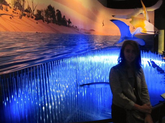 Hanging out by the diorama