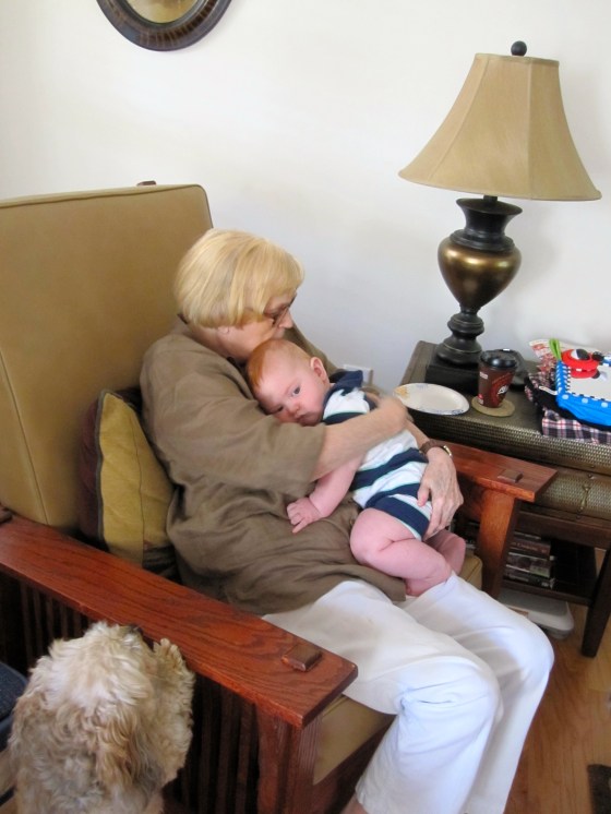 Edward with his Great Grandma