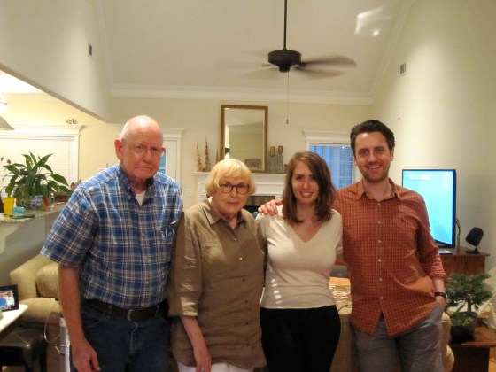 With Grandma and Grandpa