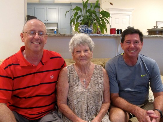 Granny with 2 of her sons