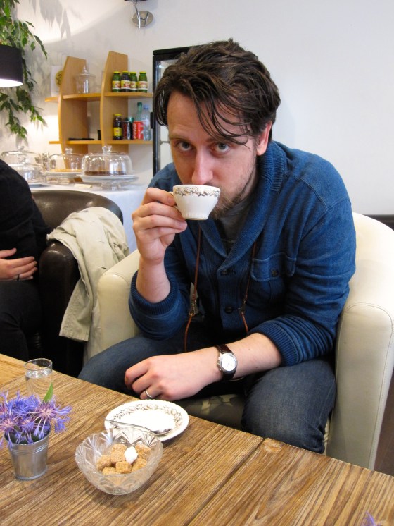 Koen and his espresso