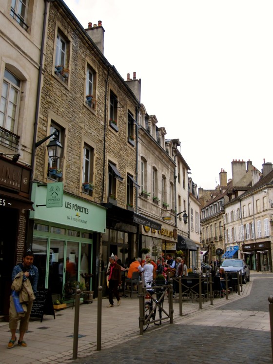 Walking through Beaune