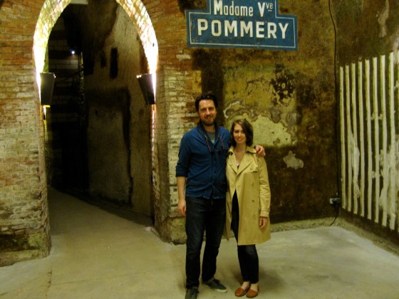 Koen and me in the cellar