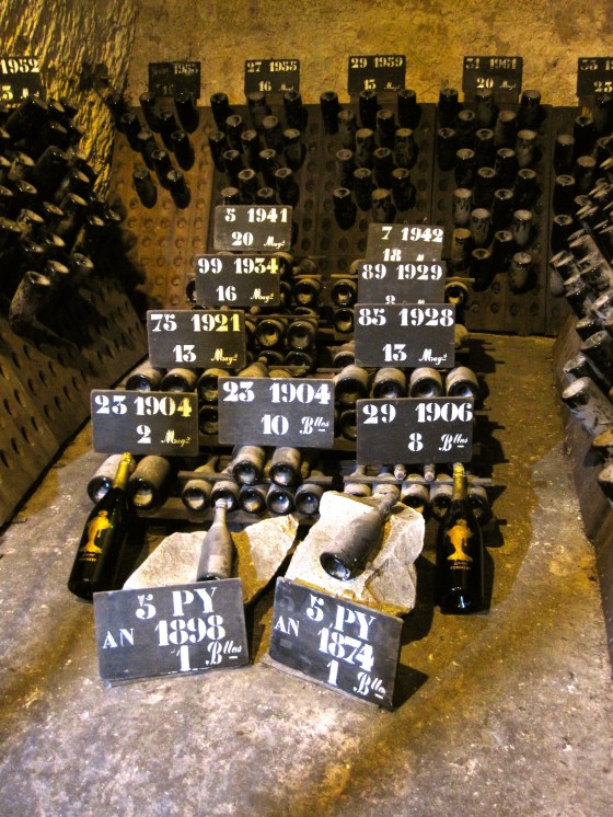 Museum of champagne - we were told the bottle from 1874 is still drinkable but will taste more like cognac than the champagne we know today