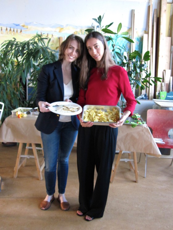 Showing off some food