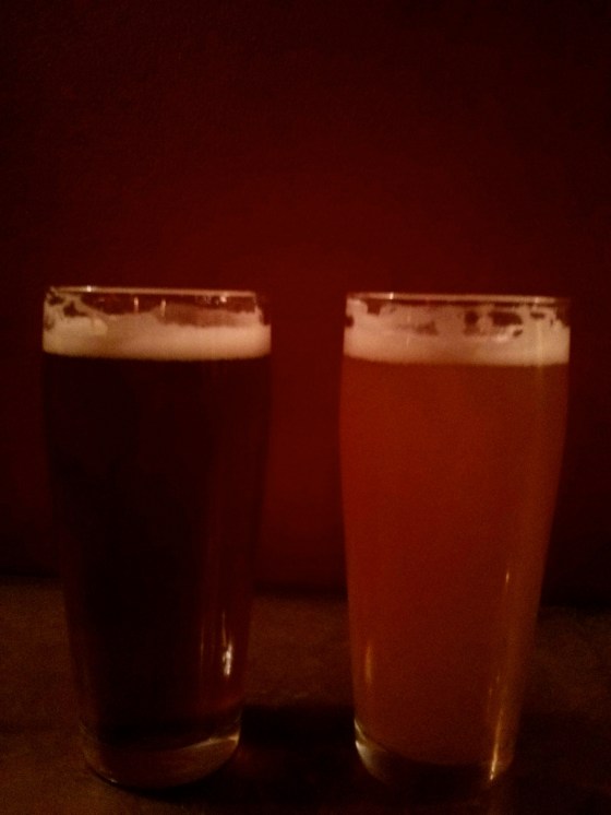 First Danish beers of the trip