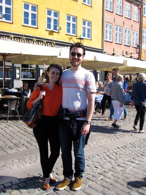 Koen and me in front of the Nyhavn