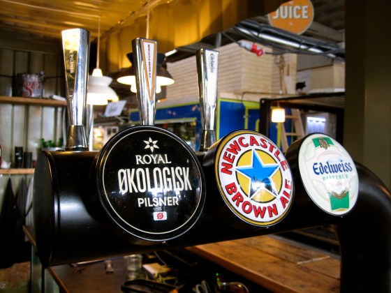 I ordered the Danish organic beer of course