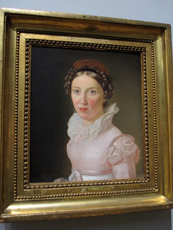 "Suzanne Juel. The Artist's Sister-in-Law and later to Become his Third Wife" C.W. Eckersberg 1823