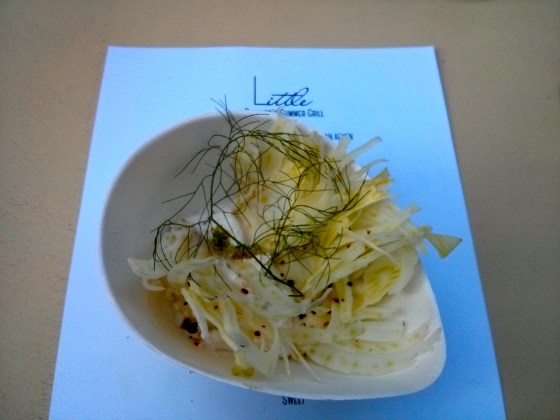 Veggie #1: Fennel Salad with Smoked Burrata and Citrus