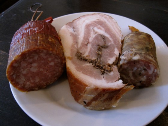 Selection of Danish sausages