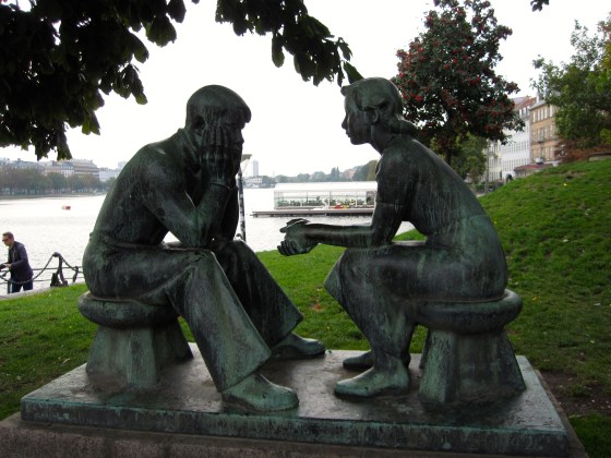 Crossing the water to Indre By