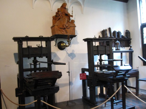 Two oldest working printing presses in the world