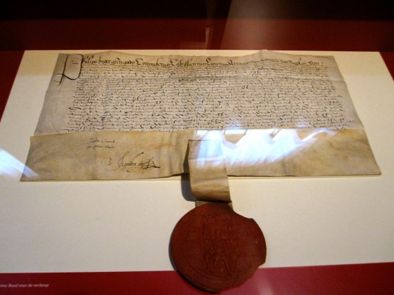Parchment with seal of Philip II