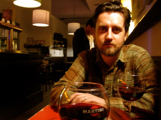 Koen with his Chianti