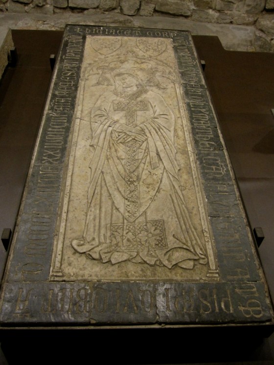 Closer look at the detail on one of the grave stones