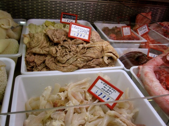 The famous Florentine lampredotto