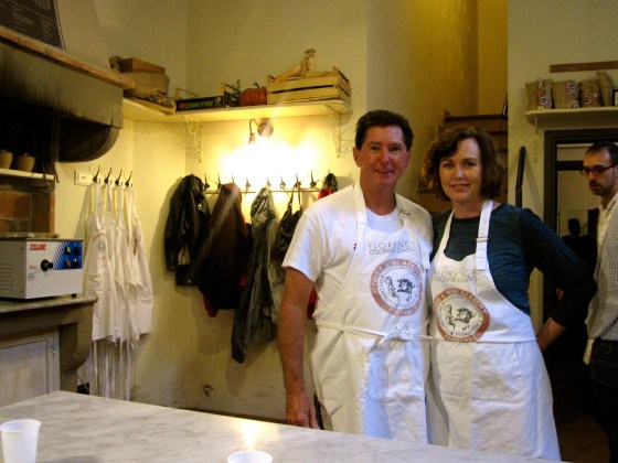 Mom and Dad ready to cook!