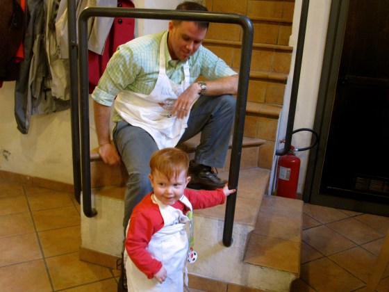 So he started exploring the room